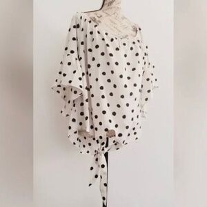 White Half Flare Sleeve Blouse | Summer Fashion.